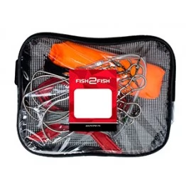 Кукан пятиместный Fish2Fish с поплавком и намоткой