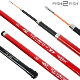 Удочка маховая Fish2Fish Rapid 4м, стекловолокно тест: 10-40 г, 200 г