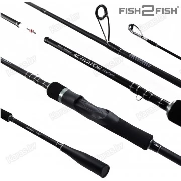 Спиннинг Fish2Fish Activator MH, углеволокно, 2.10 м, тест: 10-35 г, 124 г