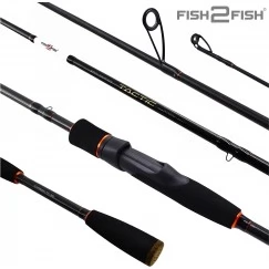 Спиннинг Fish2Fish Tactick M, углеволокно, 2.40 м, тест: 7-35 г, 154 г