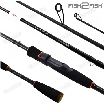 Спиннинг Fish2Fish Twitch Line ML, углеволокно, 2.00 м, тест: 5-25 г, 118 г