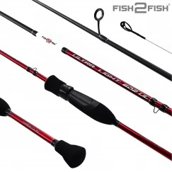 Спиннинг Fish2Fish Ultra Light UL, углеволокно, 1.90 м, тест: 1-6 г, 62 г