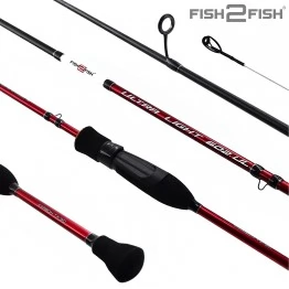 Спиннинг Fish2Fish Ultra Light UL, углеволокно, 1.90 м, тест: 1-6 г, 62 г