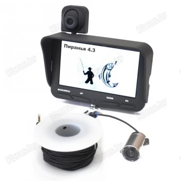 Подводная камера Пиранья 4.3 - 2с с функцией записи видео (видеоудочка)