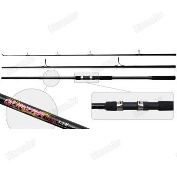 Удилище карповое Akara Quazar Carp. углеволокно. 3.3 м. тест : 80-120 г. 350 г