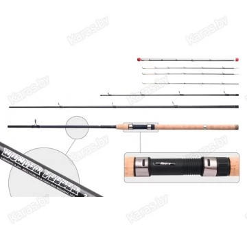 Фидерное штекерное удилище  Akara Globe Hunter Feeder. 3.6 м. тест: до 120 г. 470 г