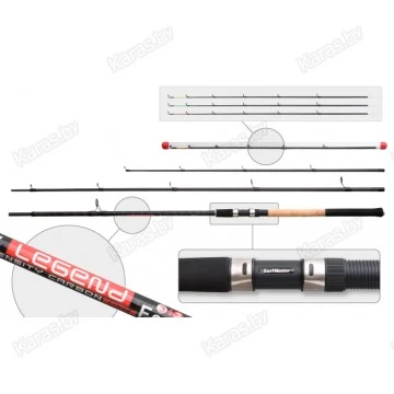 Фидерное штекерное удилище Surf Master 3042-S Legend Feeder. 3.9 м. тест: 40-140 г. 570 г