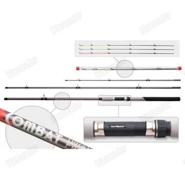 Фидерное штекерное удилище  Surf Master 3045-S Combat Ultra Feeder. 3.6 м. тест: 40-120 г. 450 г