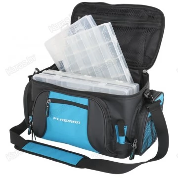 Сумка спиннинговая Flagman Lure Bag  с 4 коробками 46x22x26 см