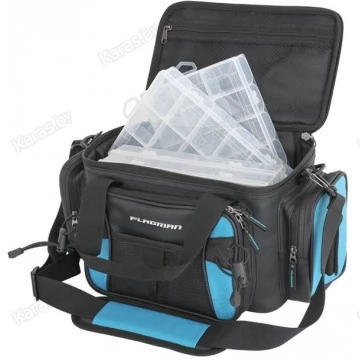 Сумка спиннинговая Flagman Lure Bag с 4 коробками 41х25х20 см