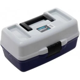 Ящик рыболовный двухполочный Flagman непрозрачная крышка (350x185x185 мм)