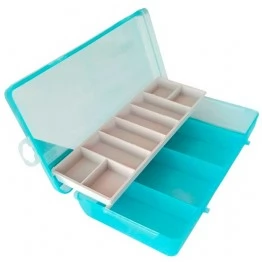 Коробка Flagman двухъярусная 12 отделений (215x120x45 мм)