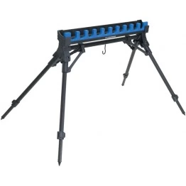 Гребенка Flagman на 10 удилищ с защитой на 4 телескопических ножках 63.5 см