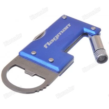 Мультитул с фонариком Flagman в чехле