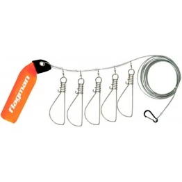 Кукан пятиместный Flagman с поплавком