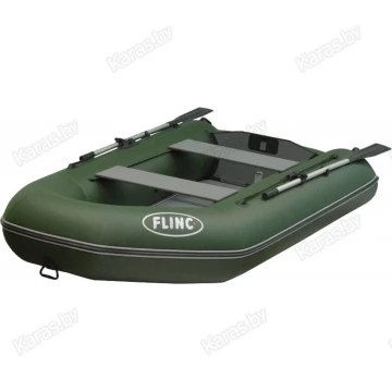 Надувная 2-местная ПВХ лодка Flinc FT290K (оливковый)