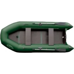 Надувная 3-местная ПВХ лодка Flinc FT320L (оливковый)