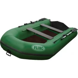 Надувная 3-местная ПВХ лодка Flinc FT320L (оливковый)