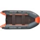 Надувная 3-местная ПВХ лодка Flinc FT320K (графит-оранжевый)