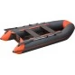 Надувная 3-местная ПВХ лодка Flinc FT320K (графит-оранжевый)