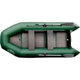 Надувная 3-местная ПВХ лодка Flinc FT340K (оливковый)