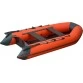 Надувная 3-местная ПВХ лодка Flinc FT340K (оранжевый-графит)