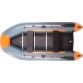 Надувная 4-местная ПВХ лодка Flinc FT360K (графит-оранжевый)