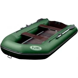 Надувная 4-местная ПВХ лодка Flinc FT360K (оливковый)