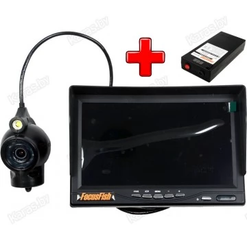 Подводная камера Focusfish 7 DVR MAX с двумя аккумуляторами (запись видео)