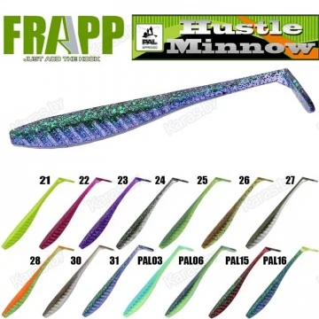 Виброхвосты Frapp Hustle Minnow 4"