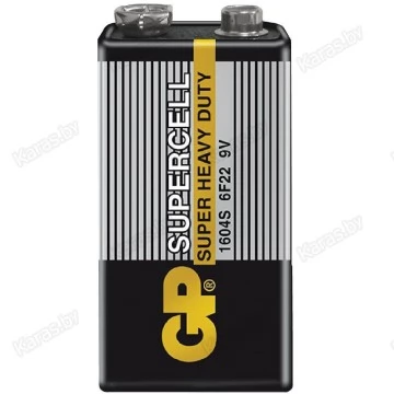 Батарейка крона GP Supercell 6F22/1604S-2UE1