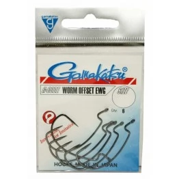 Крючки офсетные Gamakatsu Worm Offset EWG NS