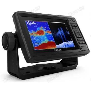 Эхолот Garmin EchoMap Plus 62cv UHD, 6 дюймов (сканер ClearVü, GPS)