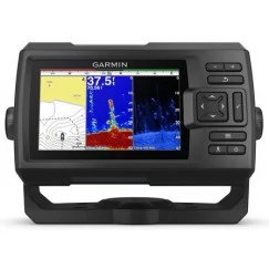 Эхолот Garmin Striker Plus 5cv, 5 дюймов (сканер ClearVü, GPS)