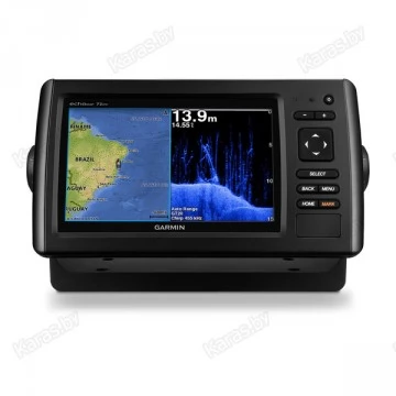 Эхолот Garmin echoMap CHIRP 72DV 7 дюймов (сканер DownVü, GPS, ГЛОНАСС)