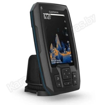 Эхолот Garmin Striker Vivid 4сv, 4.3 дюйма (сканер ClearVü, GPS)