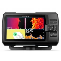 Эхолот Garmin Striker Vivid 7sv, 7 дюймов (сканер ClearVü, сканер SideVü, GPS)
