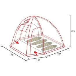 Туристическая палатка Golden Shark Alberta 4