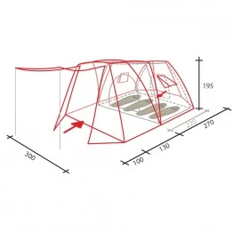 Туристическая палатка Golden Shark Arena 4