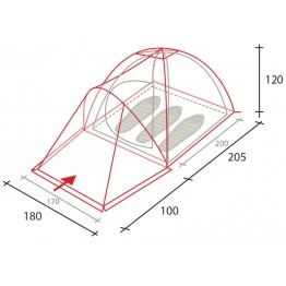 Туристическая палатка Golden Shark Classic 3