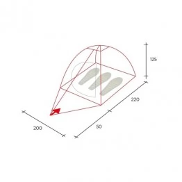 Туристическая палатка Golden Shark Hutte 3