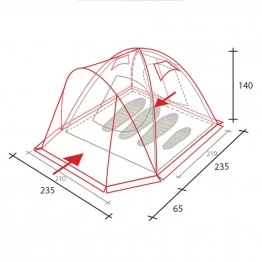 Туристическая палатка Golden Shark Varzuga 3+ Auto