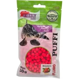 Насадка Grizzly Baits Puffi Fluo Клубника