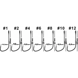 Крючки одинарные Gurza Sport S-32 PTF