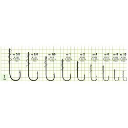 Крючки одинарные с пружинкой Gurza Helix Hook BN