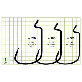 Крючки офсетные Gurza Magna 777 LE CP