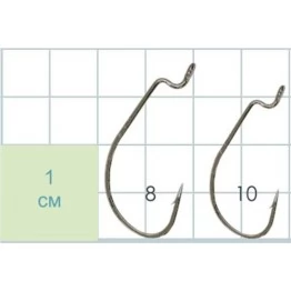 Крючки офсетные Gurza Worm 101 SLE