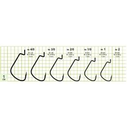 Крючки офсетные Gurza Worm 777 LE