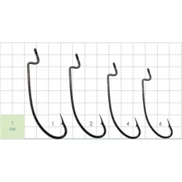 Крючки офсетные Gurza Worm B-12
