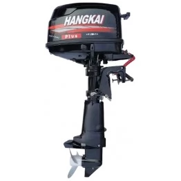 Лодочный мотор 4-тактный бензиновый Hangkai F5.0 Plus (мощность 6.5 лс + выносной бак на 12 л)
